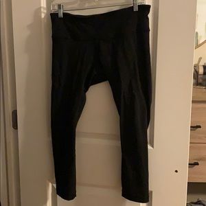 Lululemon black Align Crop exercise pants